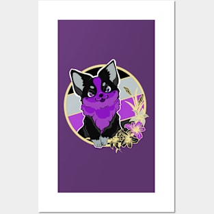 paragraysexual corgi Posters and Art